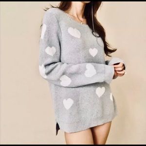 Christian Siriano Heart Sweater, M